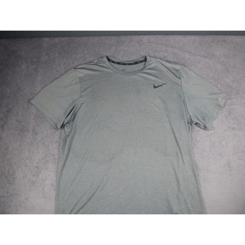 Nike Mens Legend Training T-Shirt Heather Gray Dri-FIT Short Sleeve Swoosh 2XL